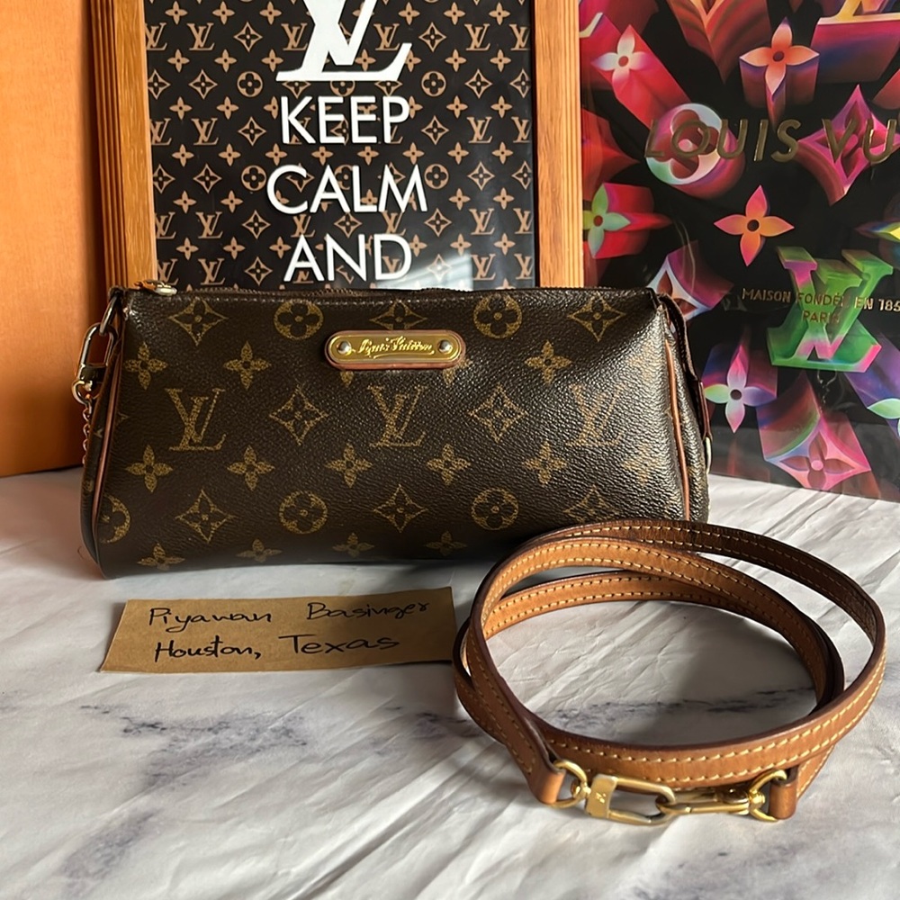 Authentic Louis Vuitton Eva Clutch